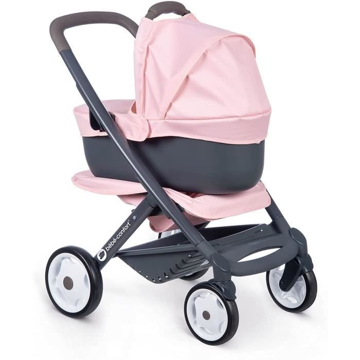 Poussette double pour 2 bebe - Rose et noir -JID - Cdiscount Jeux - Jouets