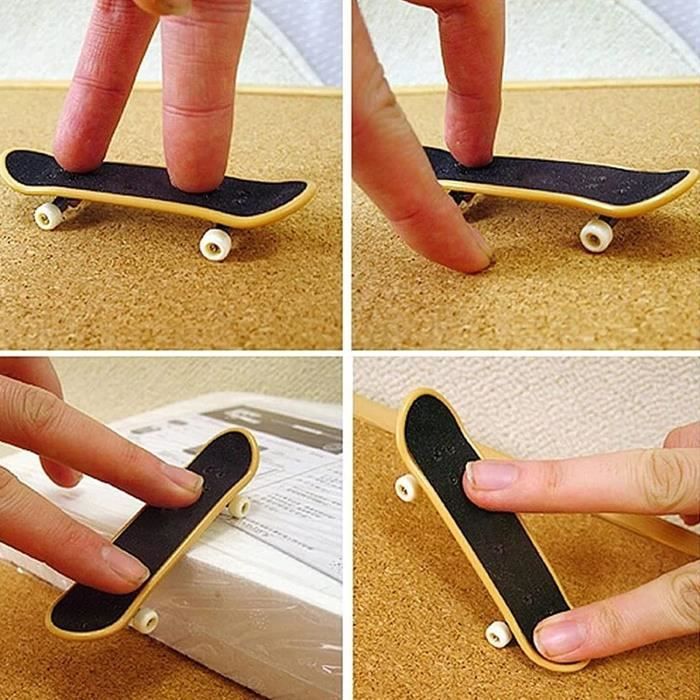 PLABBDPL SKATEBOARD À Doigts 12 Pièces Mini Skate Doigt Finger