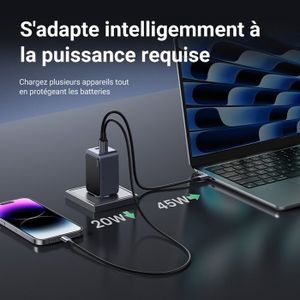 Chargeur USB-C 65W Pour Asus Zenbook Flip S UX371EA-HL259T - Neuf - Garantie 3 Mois