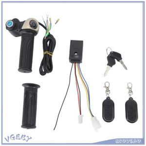 Poignée D'accélérateur LCD 36-72 V Pour Vélo électrique – Câble 170 Cm, Compatible Multi-tensions