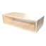 Cube De Rangement Bois Longueur 100 Cm Couleur Vernis Naturel