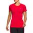 asics t shirt femme rouge