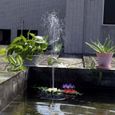 180L / H 1.4W Pompe à eau flottante fontaine d'énergie solaire créative l'aquarium bassin piscine jardin-HAJ-0