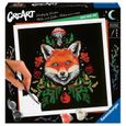 CreArt Fox / Renard 20x20 cm - format carré - Peinture par numéros – Dès 12 ans – Ravensburger - 23511-0