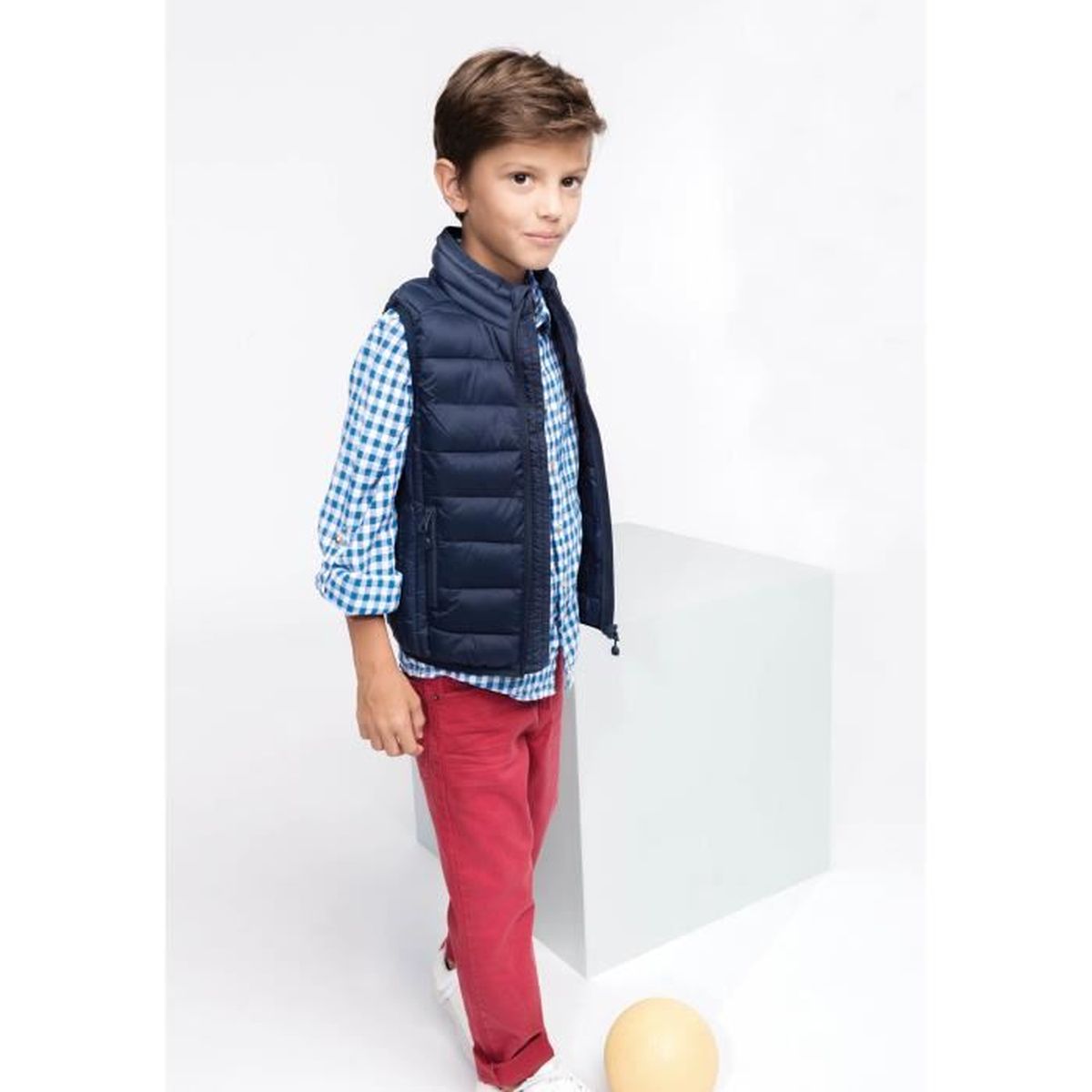 doudoune sans manche enfant garcon