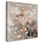 Impression sur Toile 90x90 cm - Décoration Murale Peinture - Motif Amandiers en fleurs - MuchoWow
