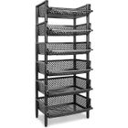 Étagère Paniers 6 niveaux ARTECSIS 120x50x40cm (HxlxP) Charge max. 10Kg/casier - Etagère rangement modulable – Noir