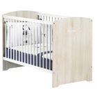BABY PRICE Lit bébé à barreaux - 120 x 60 cm - Babyprice Smile - Hêtre