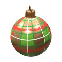 Boule de Noel Geante 60cm, Boule de noël pour extérieur Gonflable, Decoration de Noël pour la Maison Ornements de Noël (style 5)