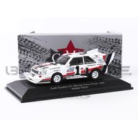 Voiture Miniature de Collection - CMR 1/43 - AUDI Quattro S1 - Winner Pikes Peak 1987 - White / Red / Black - WRC018