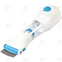 HTBE® Nettoyeur électrique peigne de nettoyage nettoyage des cheveux nettoyant multifonctionnel pour animaux de compagnie bleu et