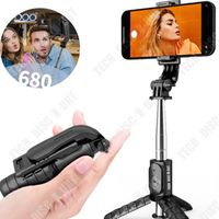 TD® Mini téléphone portable selfie bâton selfie artefact bluetooth support de bureau caméra en direct un trépiedRecommandé