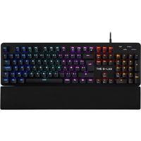 THE G-LAB Gaming KEYZ Carbon Clavier mécanique rétroéclairé - Switch Blues Repose poignet - AZERTY