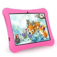 Veidoo Tablette 10 pouces pour enfants, 8Go RAM 128Go ROM, Octa-Core, Android 13 Tablette avec Contrôle Parental APP (Rose)