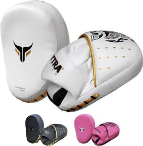 PATTE D'OURS - RAQUETTE MYTRA FUSION Pattes d'ours Blanc Boxe MMA Muay tha