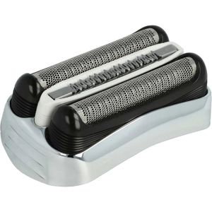Grille De Rasoir Pour Braun Micron 6009/2011/Eltron 770 (Type 5410) - Nickel - Neuf