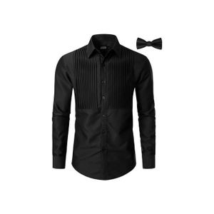 Chemise Homme En Coton Noir Taille XL - Marque Enzim, Col Boutonné, Légère Et Respirante