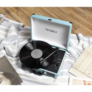 PLATINE VINYLE Platine vinyle portable turquoise - VICTROLA VSC-5