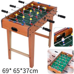 Jeu de foot 34 cm x 34 cmx 5 cm baby foot de table Y56 Mini table de football bon cadeau pour les fêtes et danniversaire 