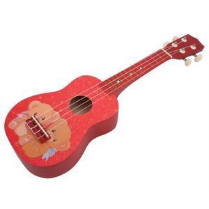 UKULÉLÉ guitare hawaïenne Ukulélé 21 pouces avec sac de rangement Guitare 4 cordes pour débutants enfants adultes étudiants (motif