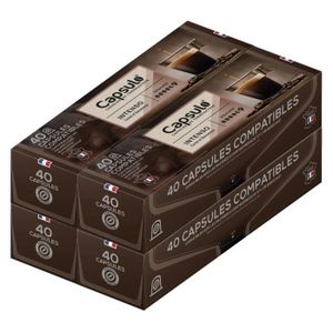 L'OR Capsules de café forza intensité 9 compatibles Nespresso 40