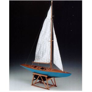 MAQUETTE DE BATEAU Maquette bateau en bois - COREL - Monotype de classe internationale - 39 cm - 1/25 - Adulte