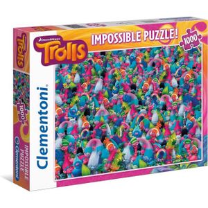PUZZLE 39369.5 Puzzle Impossible Les Trolls 1000 Pièces[u