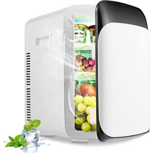Réfrigérateur trimixte pour véhicule GOPLUS Mini réfrigérateur -3 ~ 50 ° C avec fonction de chauffage,Mini Frigo portable pour voiture, glacière et réchaud,avec mode