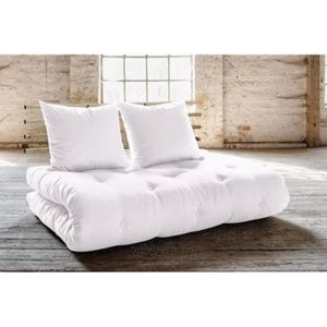 CANAPE CONVERTIBLE Canapé lit futon SHIN SANO naturel et pin massif c