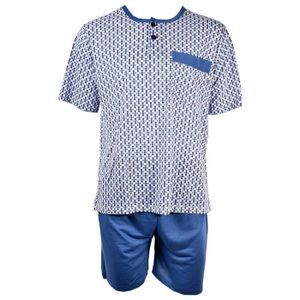 PYJAMA Pyjama Court Homme ECO HOMEWEAR - 2941 MARINE