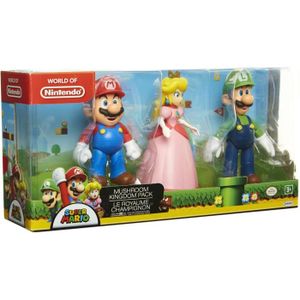 FIGURINE - PERSONNAGE Coffret 3 figurines Royaume du Champignon - Mario 