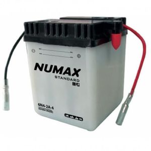 BATTERIE VÉHICULE Batterie moto Numax Standard avec pack acide 6N4-2A-4 6V 4Ah 35A