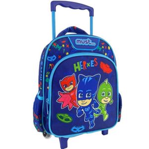 CARTABLE Sac à dos à roulettes Pyjamasques Heroes 31 CM Trolley