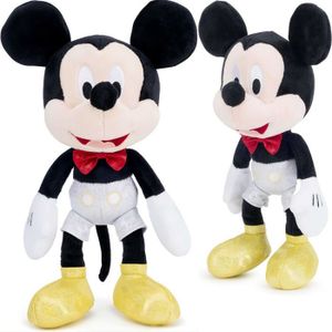 PELUCHE Disney Mickey Mouse platine brillant mascotte 25 cm Disney 100 Simba
