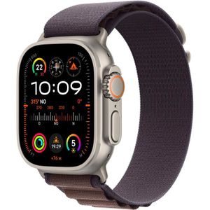 MONTRE CONNECTÉE Apple Watch Ultra 2 GPS + Cellular- 49mm - Boîtier Titanium - Bracelet Indigo Alpine Loop - Small