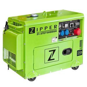 GROUPE ÉLECTROGÈNE Zipper groupe électrogène diesel ZI-STE7500DSH 230