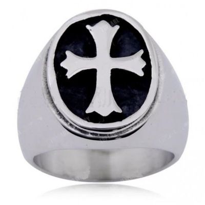 Bague croix templier sur fond noir 13us chevaliere homme femme Cdiscount Bricolage