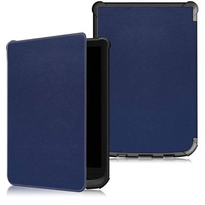 Kwmobile Étui Rabattable En Simili Cuir Pour Pocketbook Touch Lux 4 5