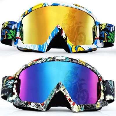 Lunettes de Ski Masques Snowboard,Motoneige Moto Lunettes Ski Goggles  Protection Lunettes Lens Anti-poussière, UV Protection,Anti-Buée,  Coupe-Vent pour Garçons et Filles, Hommes & Femme, 2pcs