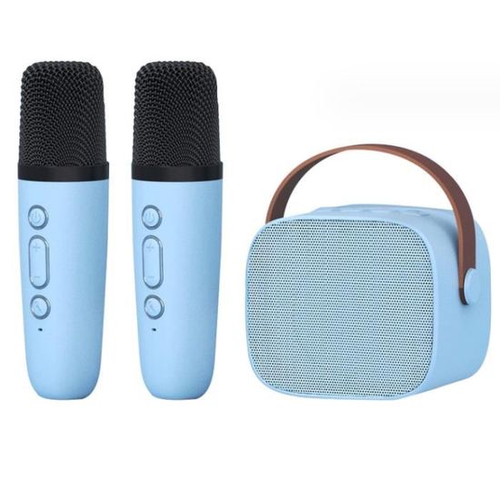 Ensemble Karaoké K12 Mini 2 Microphones Sans Fil Haut