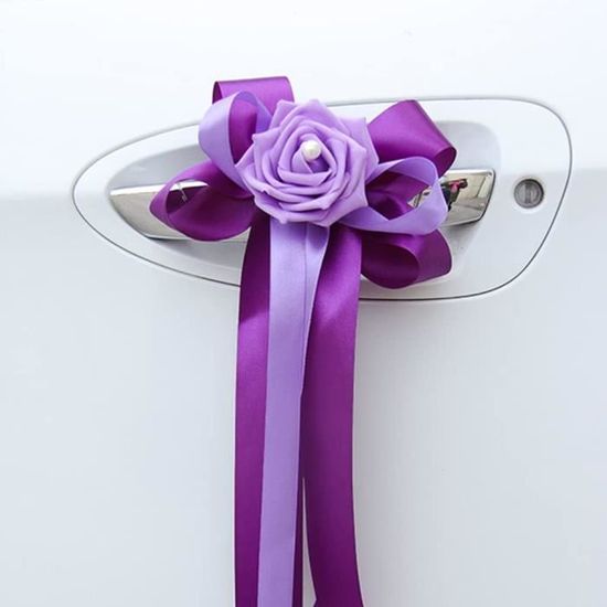 Décoration de voiture pour mariage à Château-Thierry