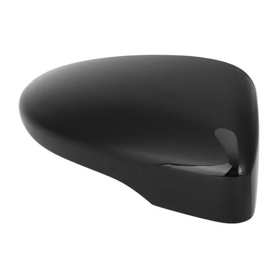 Rétroviseur Housse Noir Brillant Gauche Droit 26.5 X 14cm Plastique ABS