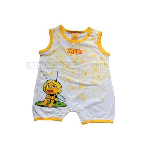 De Feuilles Combishort Bébé Denim Bretelles Été Garçon Fille 0-2 Ans - Bloomer Respirant Casual
