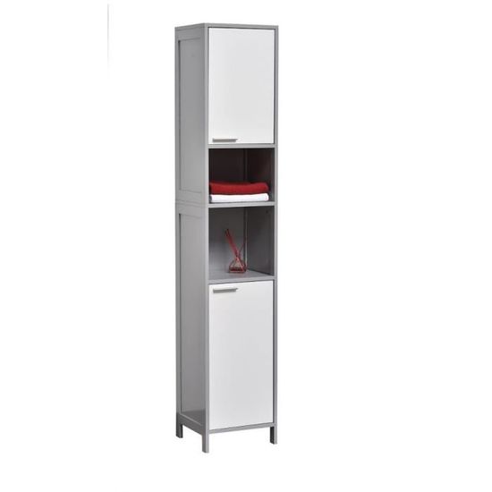 Le Depot Bailleul Colonne Salle Bain Blanc Gris Baltic Achat