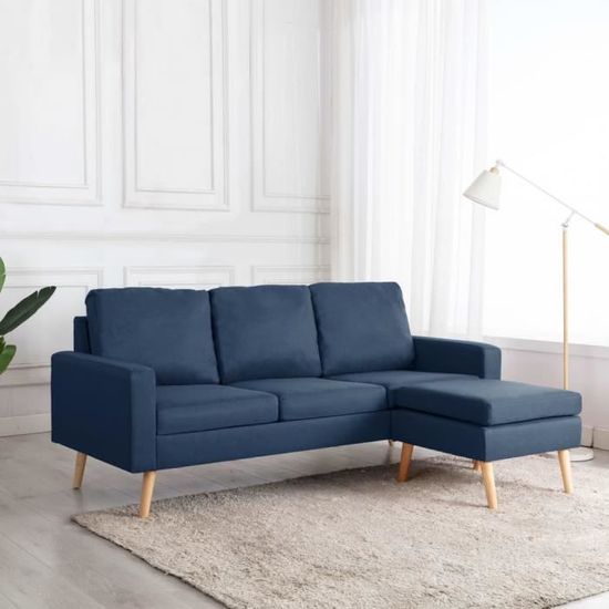 Canapé fixe 3 places BINGO - modèle Chic - Confortable - Style scandinave