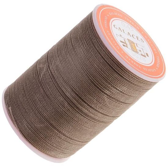 GG12832-Cordon de fil ciré à coudre en cuir. 260 mètres. fil de ligne