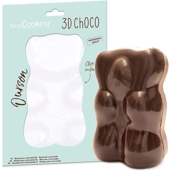 Pisexur ours chocolat Silicone moule 3D fait main ours chocolat