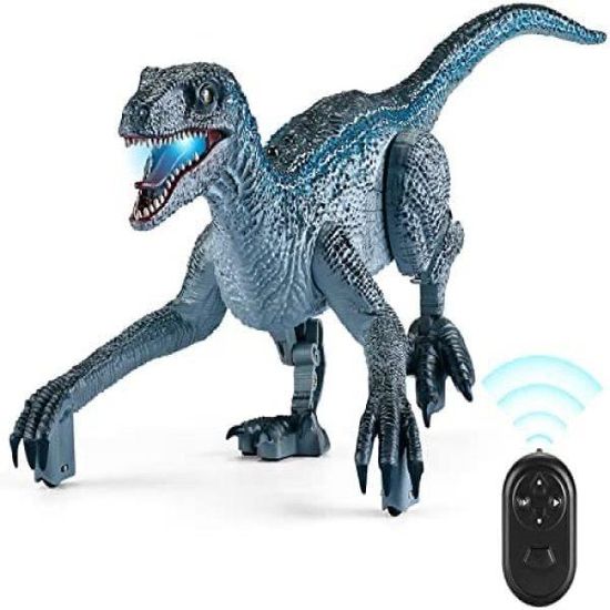 Voiture Télécommandée Dinosaure Pour Enfants - Avec Lumières Et Musique - Jouet éducatif Pour 2 Ans Et Plus - Cadeau D'anniversaire Ou Noël