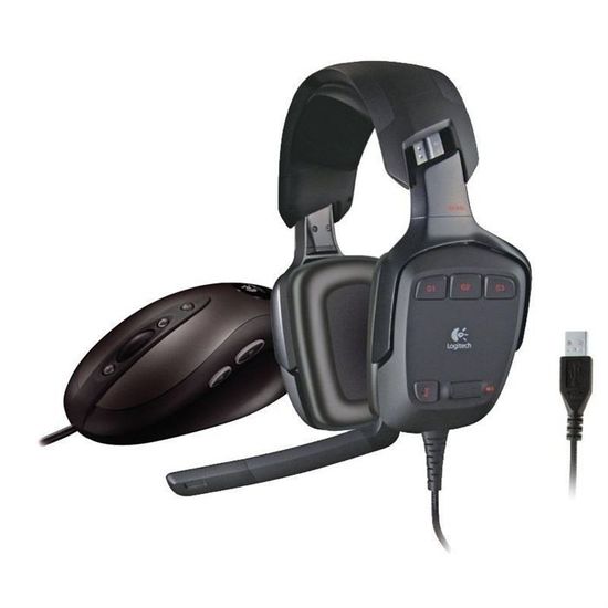 Logitech G35 Headset G400 Mouse Cdiscount Informatique