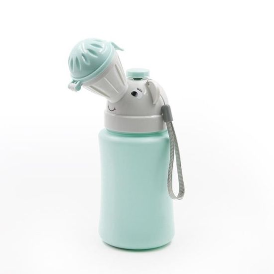 Urinoir Portable Pour Enfants – Anti-fuite, Avec Bouchon Étanche, Pour Voyage, Voiture, Camping (Bleu Garçon)